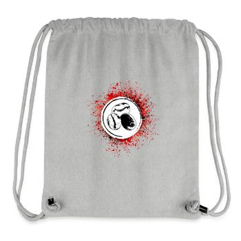 Kaffeebohne Symbol Kaffee - Stanley/Stella recycelter Gym Bag - Grau meliert - Vorne