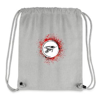 Schubkarre Symbol - Stanley/Stella recycelter Gym Bag - Grau meliert - Vorne
