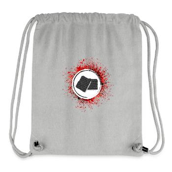Beekeeper symbol - Stanley/Stella Recycled Gym Bag - heather grey - Front