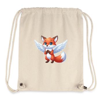 Süßer Fuchs Engel Comic Flügel - Stanley/Stella recycelter Gym Bag - Naturweiß - Vorne