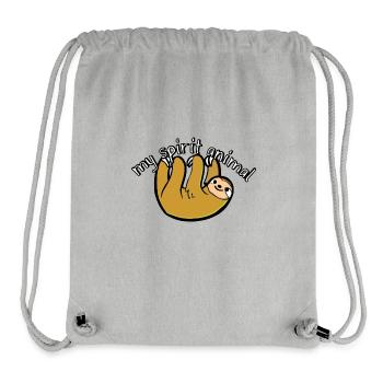 My Spirit Animal - Stanley/Stella Recycled Gym Bag - heather grey - Front