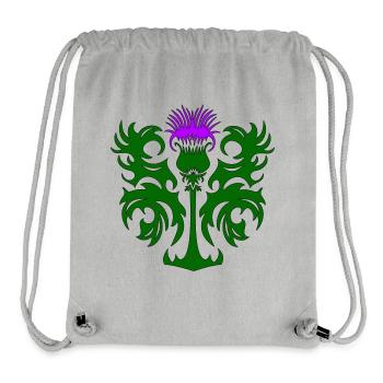 Thistle - Stanley/Stella Recycled Gym Bag - heather grey - Front