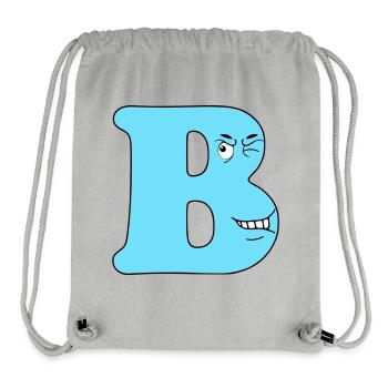 B - Stanley/Stella Recycled Gym Bag - heather grey - Front