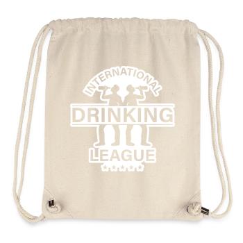 International Drinking Spruch - Stanley/Stella recycelter Gym Bag - Naturweiß - Vorne