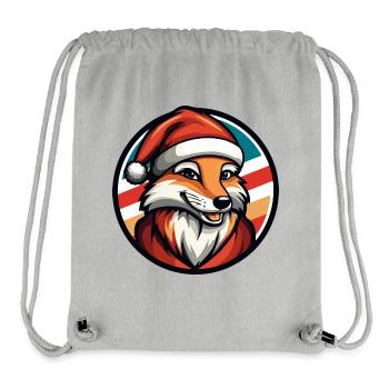 Fuchs Weihnachten Tier - Stanley/Stella recycelter Gym Bag - Grau meliert - Vorne