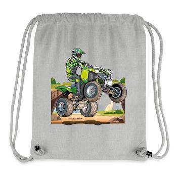 Motocross, off-road quad - Stanley/Stella Recycled Gym Bag - heather grey - Front