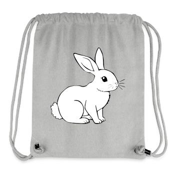 Rabbit Bunny Bunny Dwarf Rabbit Gift - Stanley/Stella Recycled Gym Bag - heather grey - Front