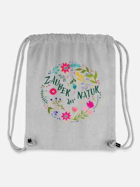 Zauber der Natur - Stanley/Stella recycelter Gym Bag - Grau meliert