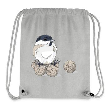 Marsh | in a cute comic design - Stanley/Stella Recycled Gym Bag - heather grey - Front