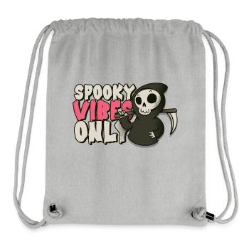 Gruselige Stimmung Halloween - Stanley/Stella recycelter Gym Bag - Grau meliert - Vorne