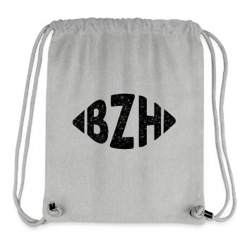 BZH Breizh Rugby Rugby Fans Vintage - Stanley/Stella Recycled Gym Bag - heather grey - Front