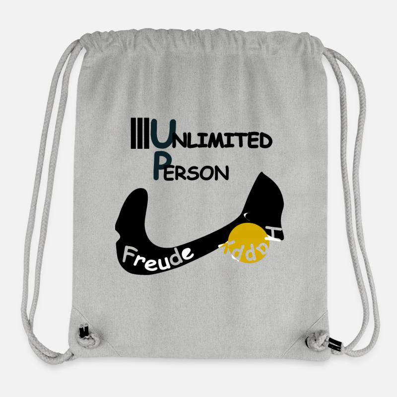 Joy & Happy - Stanley/Stella Recycled Gym Bag - heather grey