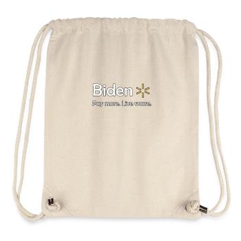 Biden Economy Critique Tee - Stanley/Stella Recycled Gym Bag - natural - Front