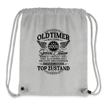 Oldtimer Baujahr 2005 Jahrgang Geburtstag Geschenk - Stanley/Stella recycelter Gym Bag - Grau meliert - Vorne