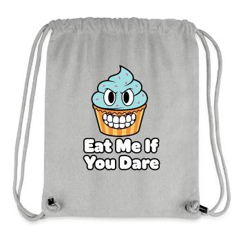 Süßer Schrecken Cupcake - Stanley/Stella recycelter Gym Bag - Grau meliert - Vorne