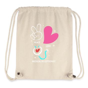Receptionist Medicine Receptionist - Stanley/Stella Recycled Gym Bag - natural - Front