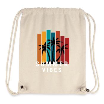 Summer Vibes - Stanley/Stella Recycled Gym Bag - natural - Front