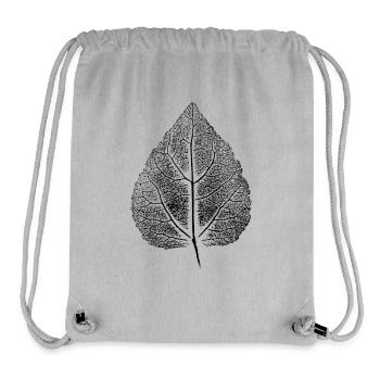Blatte Linde ANALOG Impression d’art - Sac à cordon recyclé Stanley/Stella - gris chiné - Devant