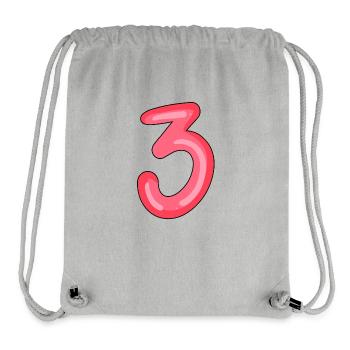 3 - Stanley/Stella Recycled Gym Bag - heather grey - Front
