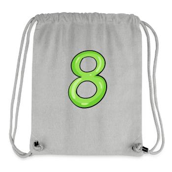 8 - Stanley/Stella Recycled Gym Bag - heather grey - Front