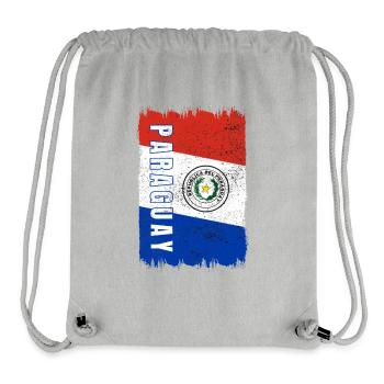 Paraguay flag - Stanley/Stella Recycled Gym Bag - heather grey - Front