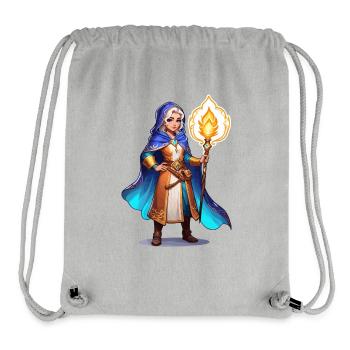 Sorceress Fantasy Illustration - Stanley/Stella Recycled Gym Bag - heather grey - Front
