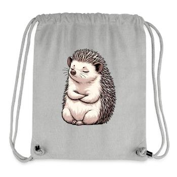 Hedgehog Hedgehog Lover Hedgehog Owner Hedgehog Keeper Stinger - Stanley/Stella Recycled Gym Bag - heather grey - Front