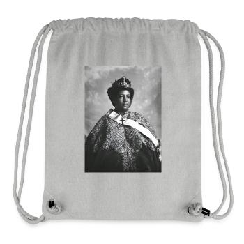 Menen Asfaw Empress Ethiopia Queen Rasta Africa - Stanley/Stella Recycled Gym Bag - heather grey - Front