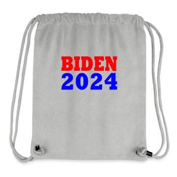 Joe Biden 2024 - Stanley/Stella Recycled Gym Bag - heather grey - Front