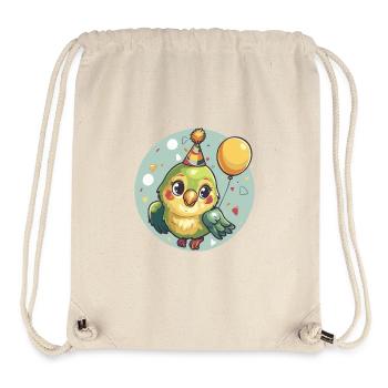 Papagai Geburtstag Baby - Stanley/Stella recycelter Gym Bag - Naturweiß - Vorne
