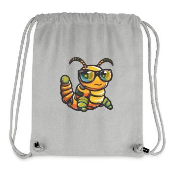 worm animal - Stanley/Stella Recycled Gym Bag - heather grey - Front