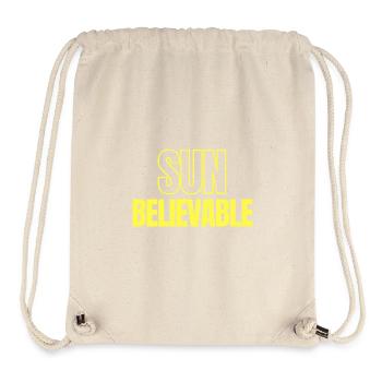 SUNbelievable - Unbelievable! - Stanley/Stella Recycled Gym Bag - natural - Front