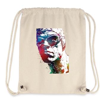 Swimmer sport #swimmer #sport - Stanley/Stella Recycled Gym Bag - natural - Front