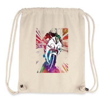 Motor racing #motor #sport - Stanley/Stella Recycled Gym Bag - natural - Front