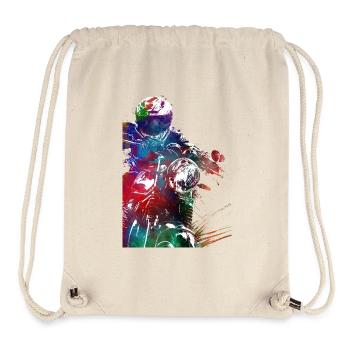 Motor racing #motor #sport - Stanley/Stella Recycled Gym Bag - natural - Front