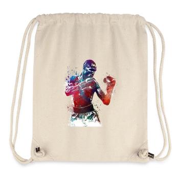 Boxing sport #boxing - Stanley/Stella Recycled Gym Bag - natural - Front