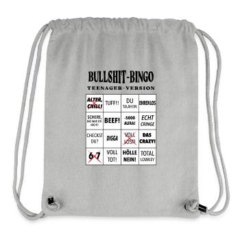 Bullshit Bingo – Teenage Version - Stanley/Stella Recycled Gym Bag - heather grey - Front