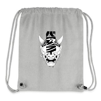 Demon Mask - Stanley/Stella Recycled Gym Bag - heather grey - Front