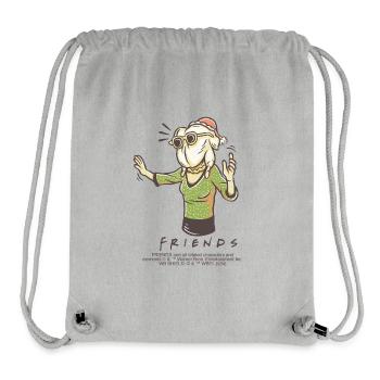 Friends Monica With Turkey On Her Head - Stanley/Stella Recycled Gym Bag - heather grey - Front