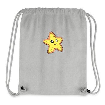 Kawaii Starfish - Stanley/Stella Recycled Gym Bag - heather grey - Front