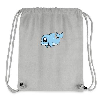 Kawaii Porpoise - Stanley/Stella Recycled Gym Bag - heather grey - Front