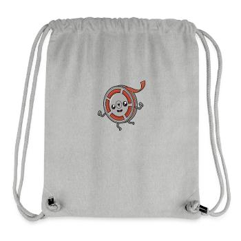Never forget - Retro Kawaii Super 8 Movie - Stanley/Stella Recycled Gym Bag - heather grey - Front