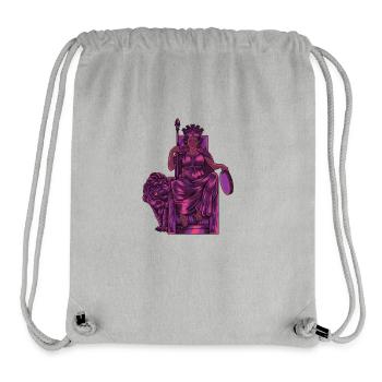 Phrygische Göttin - Kybele - Stanley/Stella recycelter Gym Bag - Grau meliert - Vorne