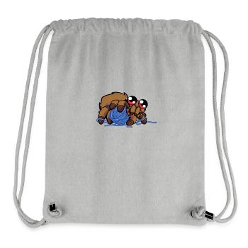 Cute kawaii spider - Stanley/Stella Recycled Gym Bag - heather grey - Front