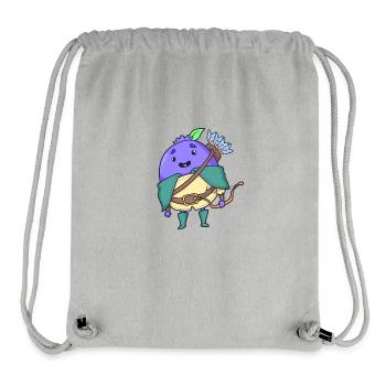 RPG Character - Ranger - Blueberry - Stanley/Stella Recycled Gym Bag - heather grey - Front