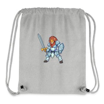 RPG Character - Paladin - Lion - Stanley/Stella Recycled Gym Bag - heather grey - Front
