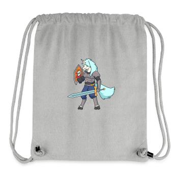 RPG Character - Paladin - Unicorn - Stanley/Stella Recycled Gym Bag - heather grey - Front