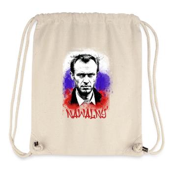 hero,nawalny,graffiti,flagge,russland - Stanley/Stella recycelter Gym Bag - Naturweiß - Vorne