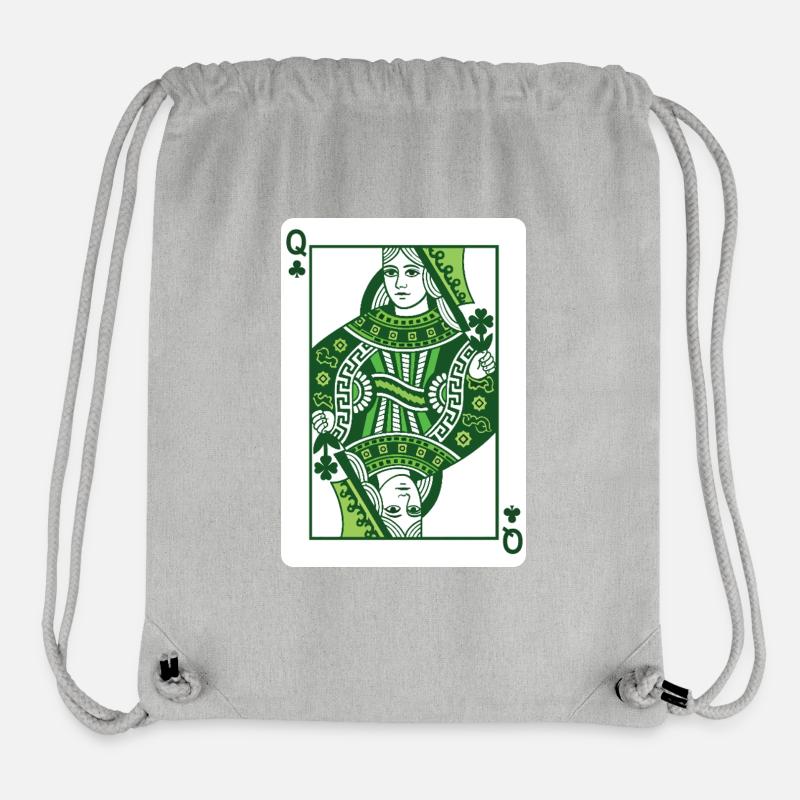 Dronning af Shamrock St Patrick's Irish - Stanley/Stella recycled gym bag - grå meleret
