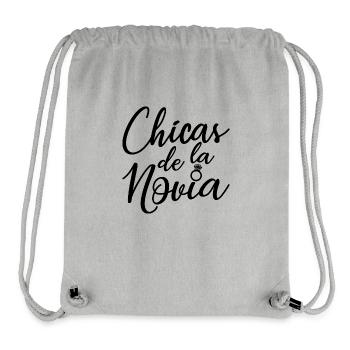 Chicas de la Novia Bridesmaid Team Bride Wedding - Stanley/Stella Recycled Gym Bag - heather grey - Front